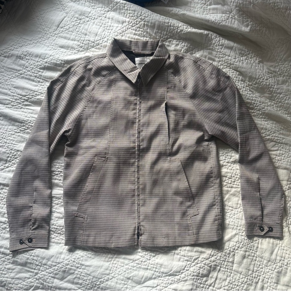 Common Market Men's Black Brown Houndstooth Jacket